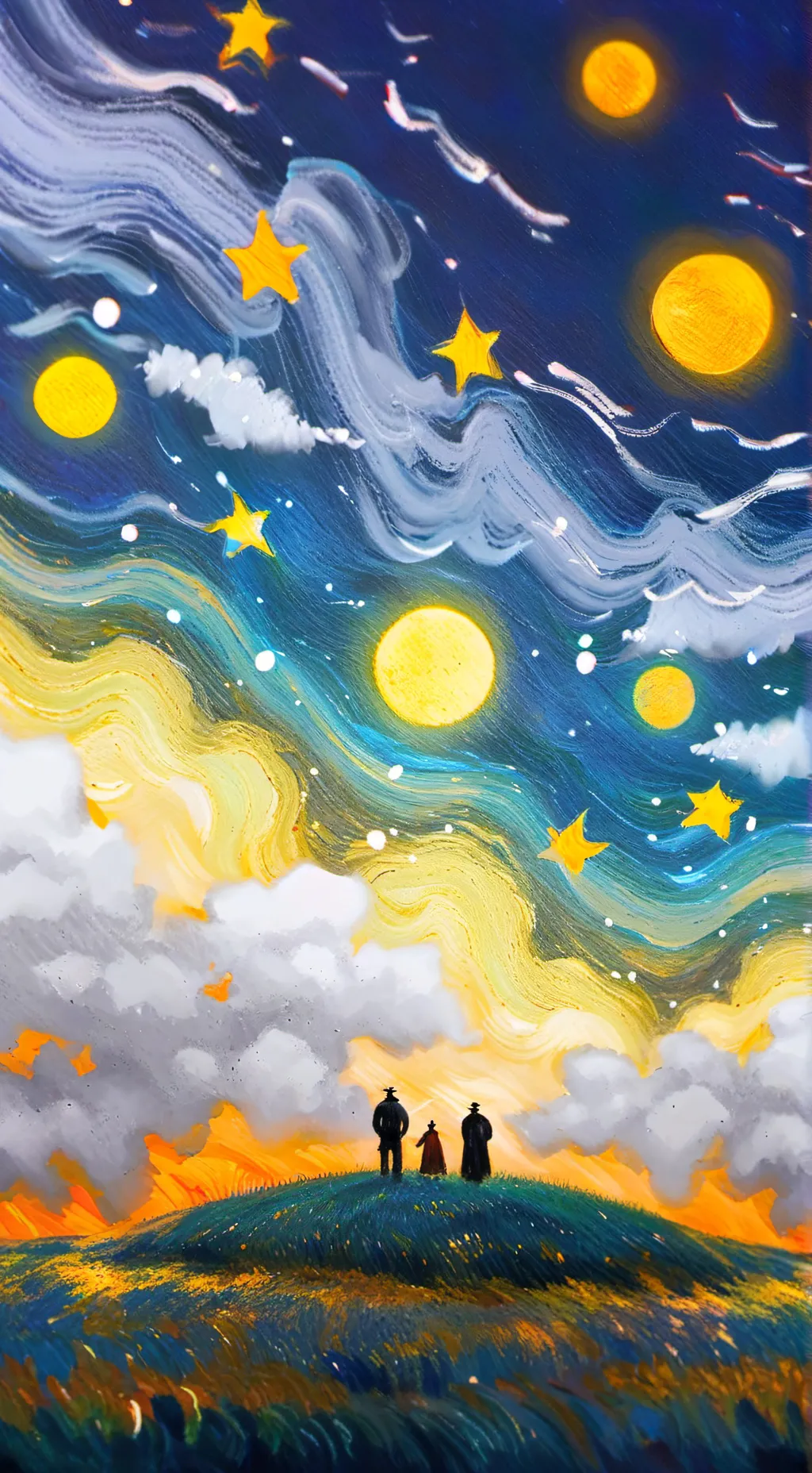 ai character: family road trip background