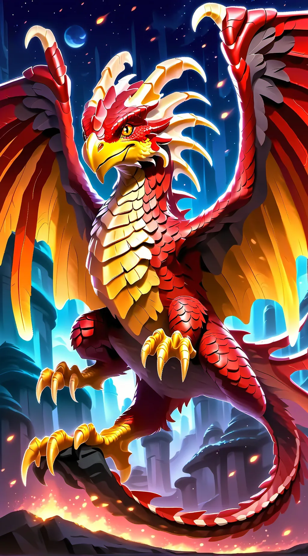 ai character: Wof Sky Palace background