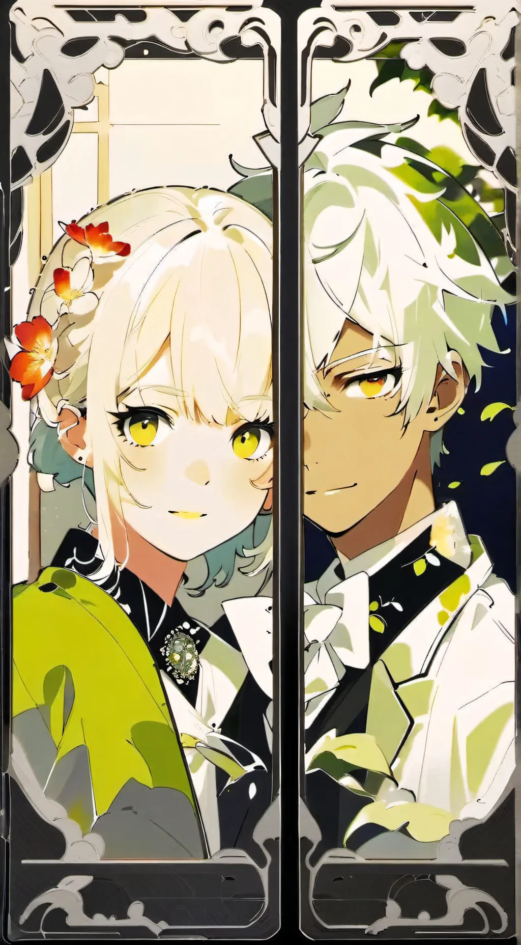 ai character: Nico and Lilly background