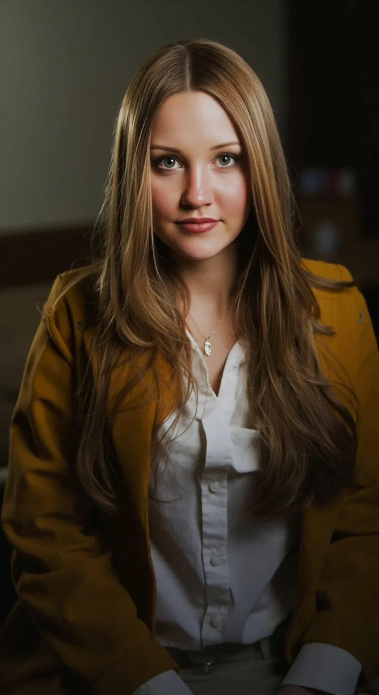 ai character: Sydney White background