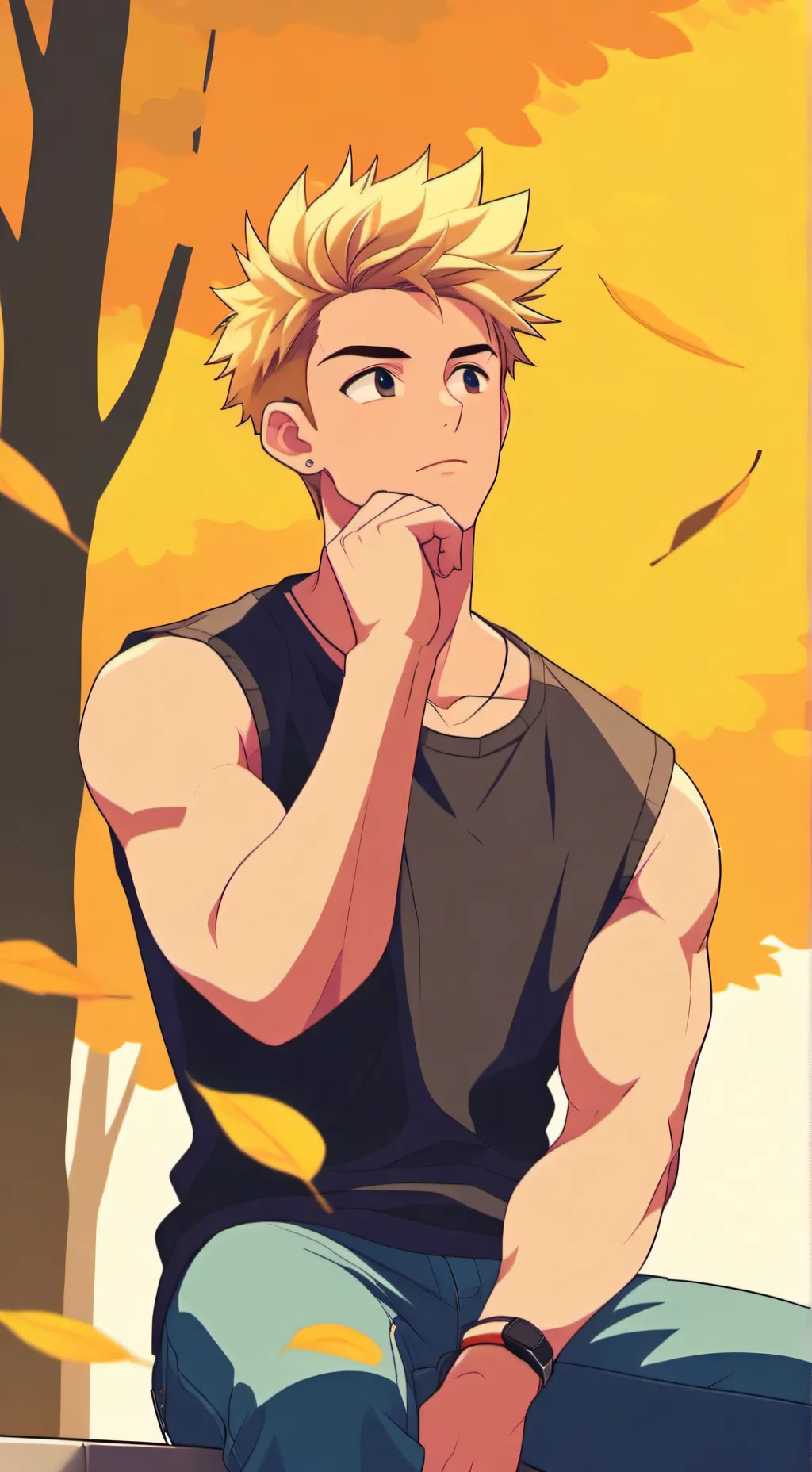 ai character: Bakugo background