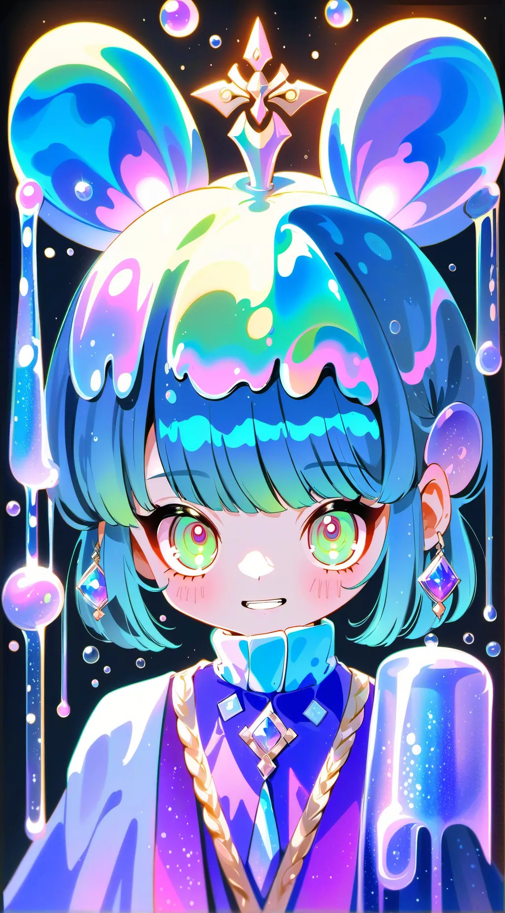 ai character: cuppy background