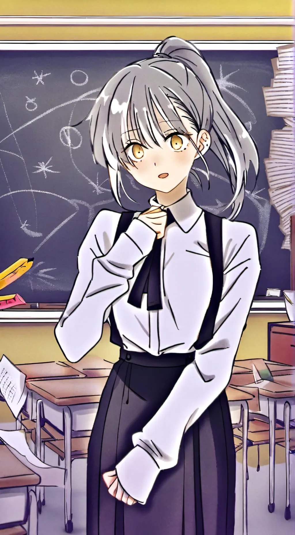 ai character: Tsubaki Hanayase background