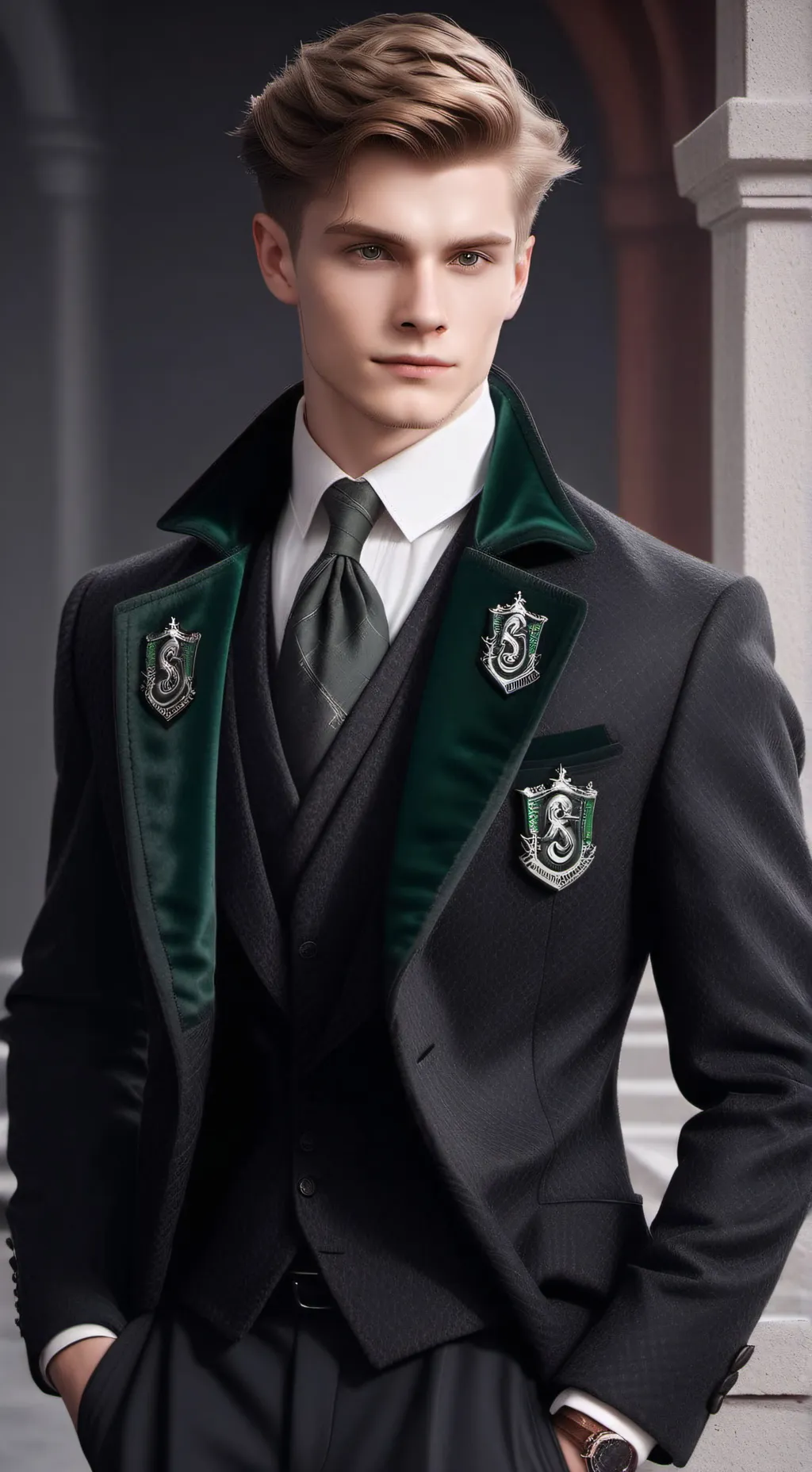 ai character: Slytherin gang  background