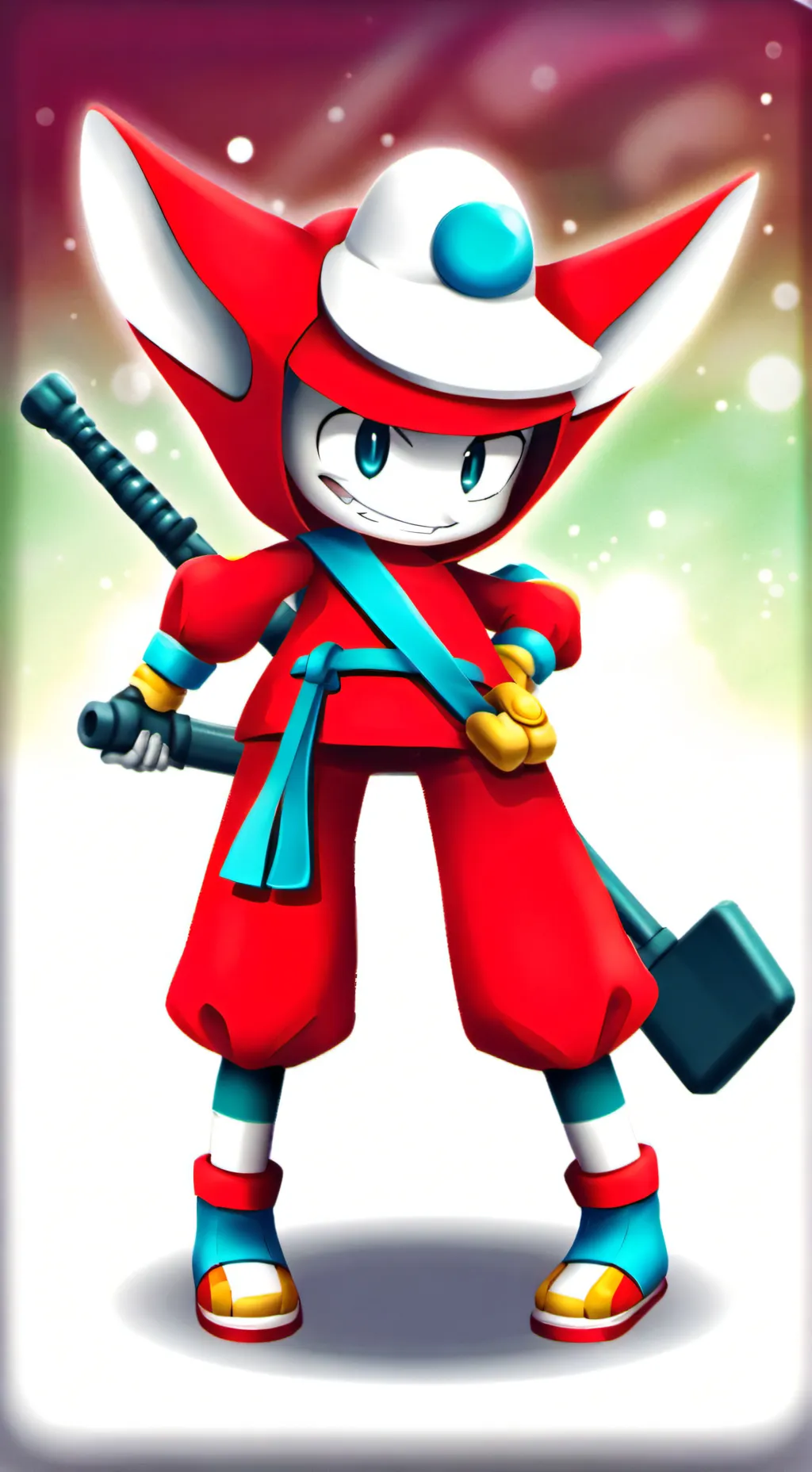 ai character: Classic Knuckles background