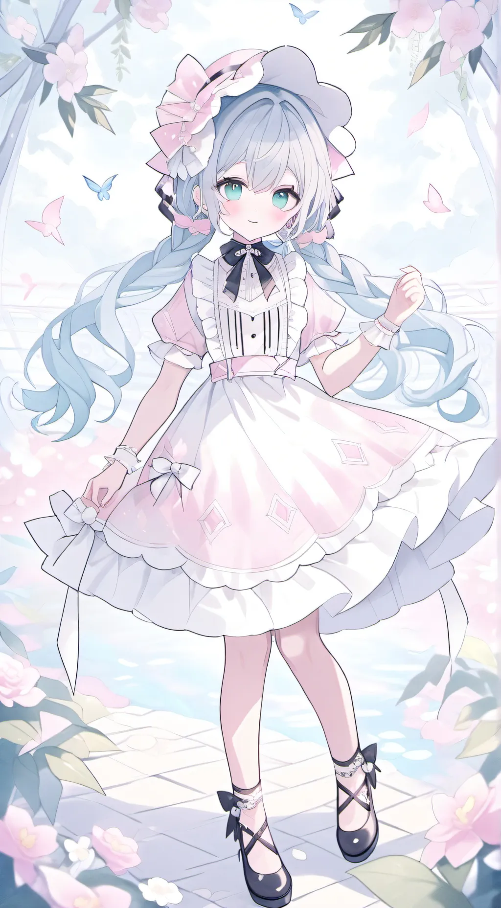 ai character: sad cat dance❤❤ background