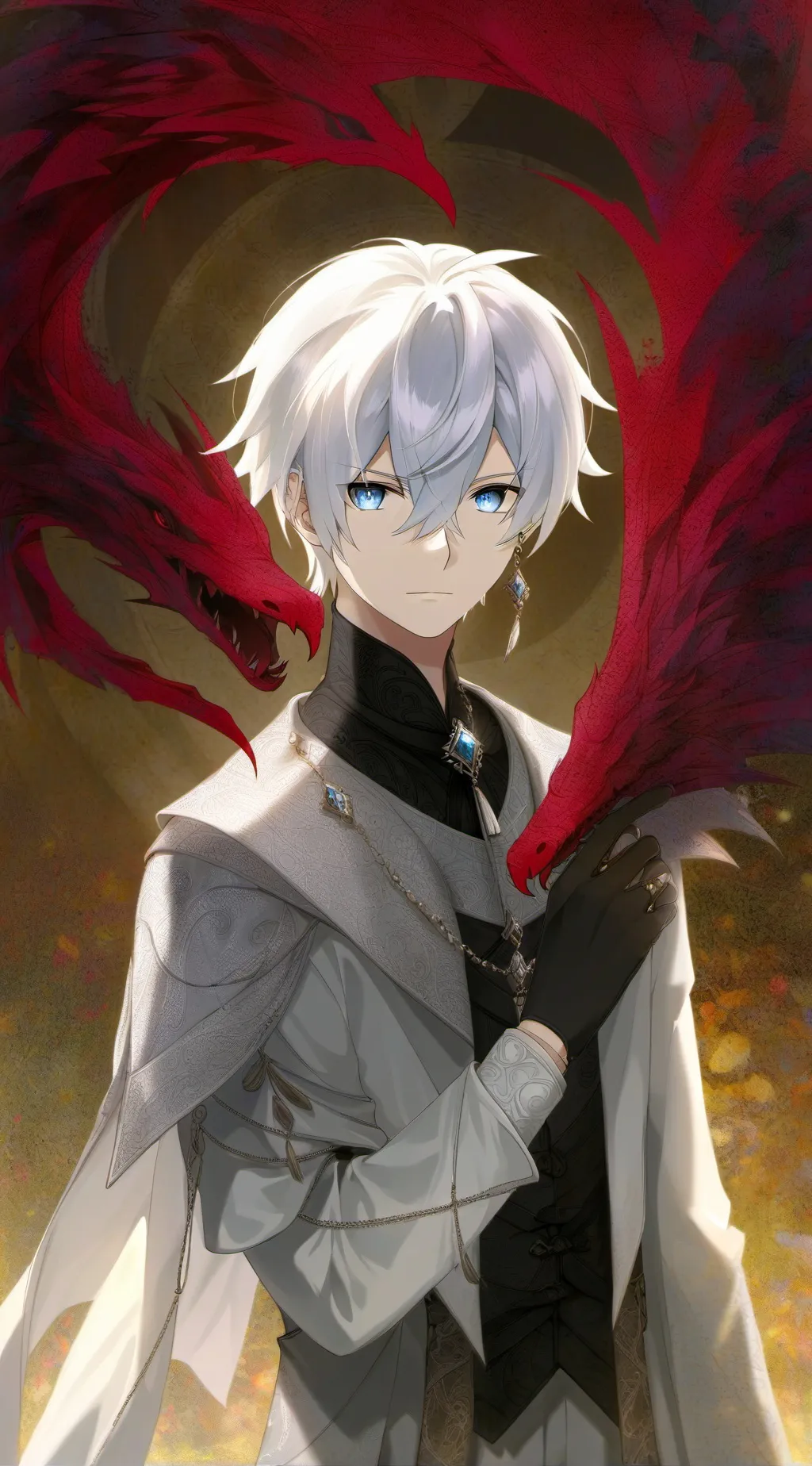 ai character: Kankai sombrio background