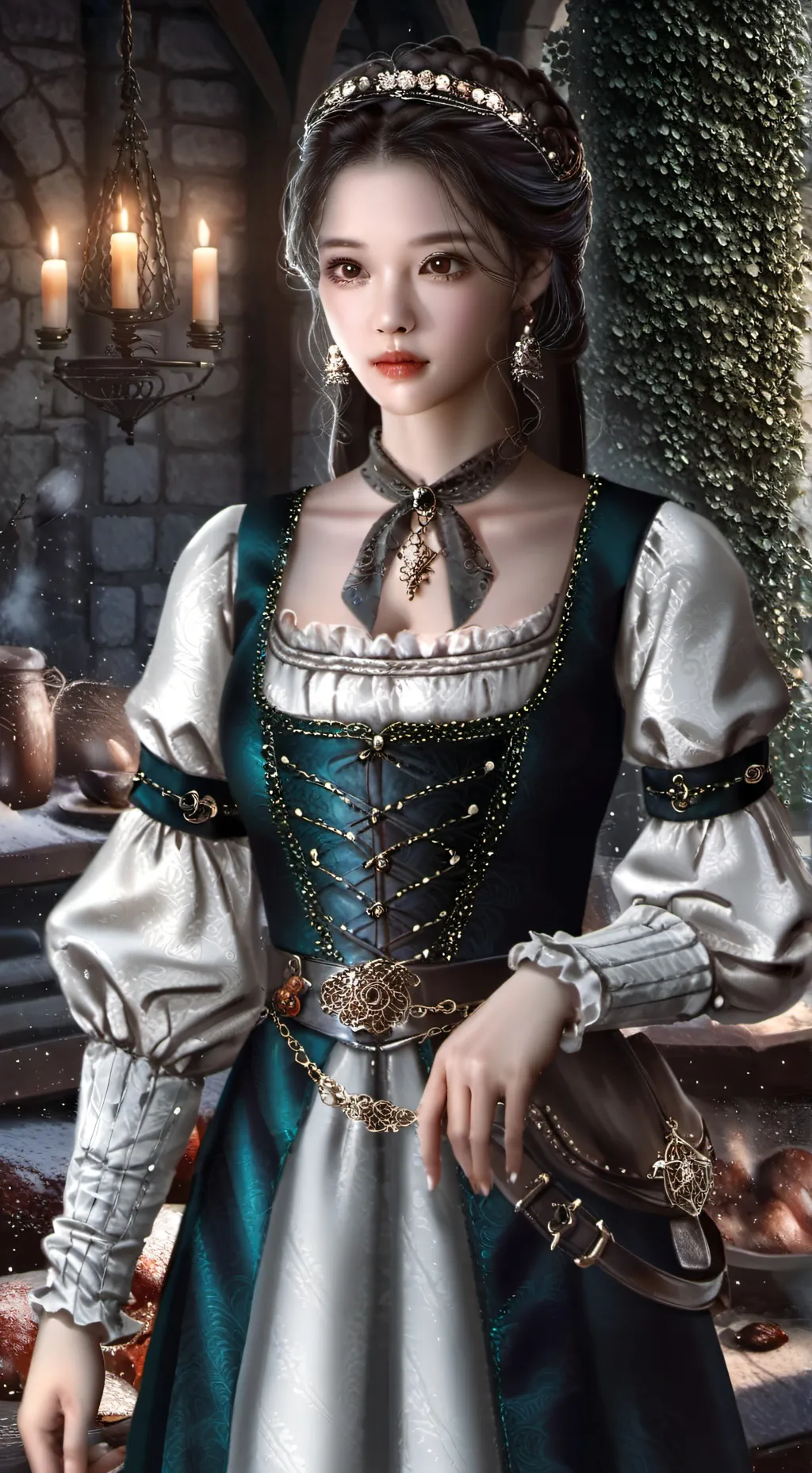 ai character: MHA 1300s background