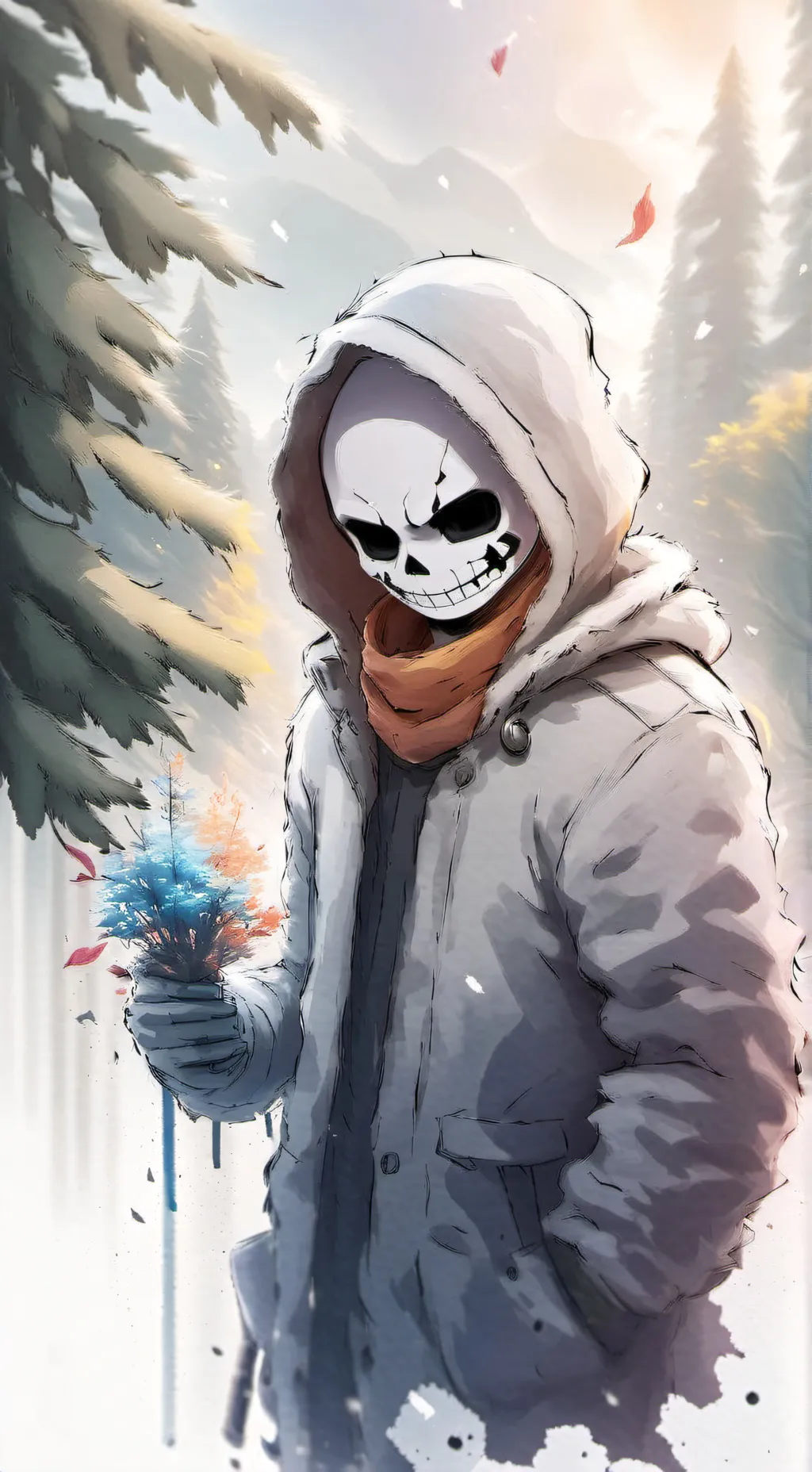 ai character: dust sans  56 background