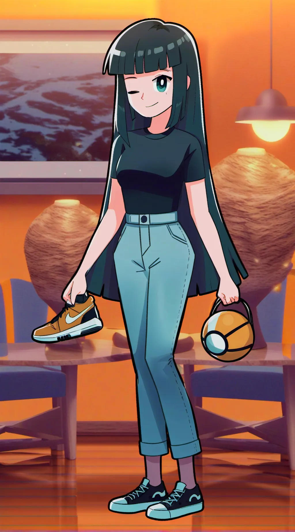 ai character: Latty Fey background