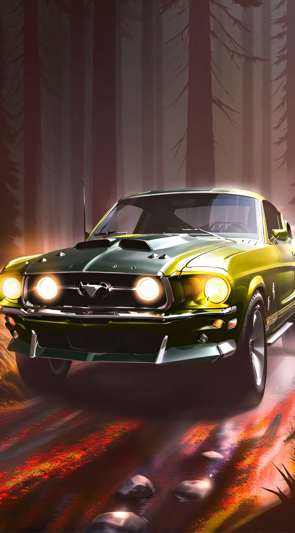 ai character: Mullit Mustang background