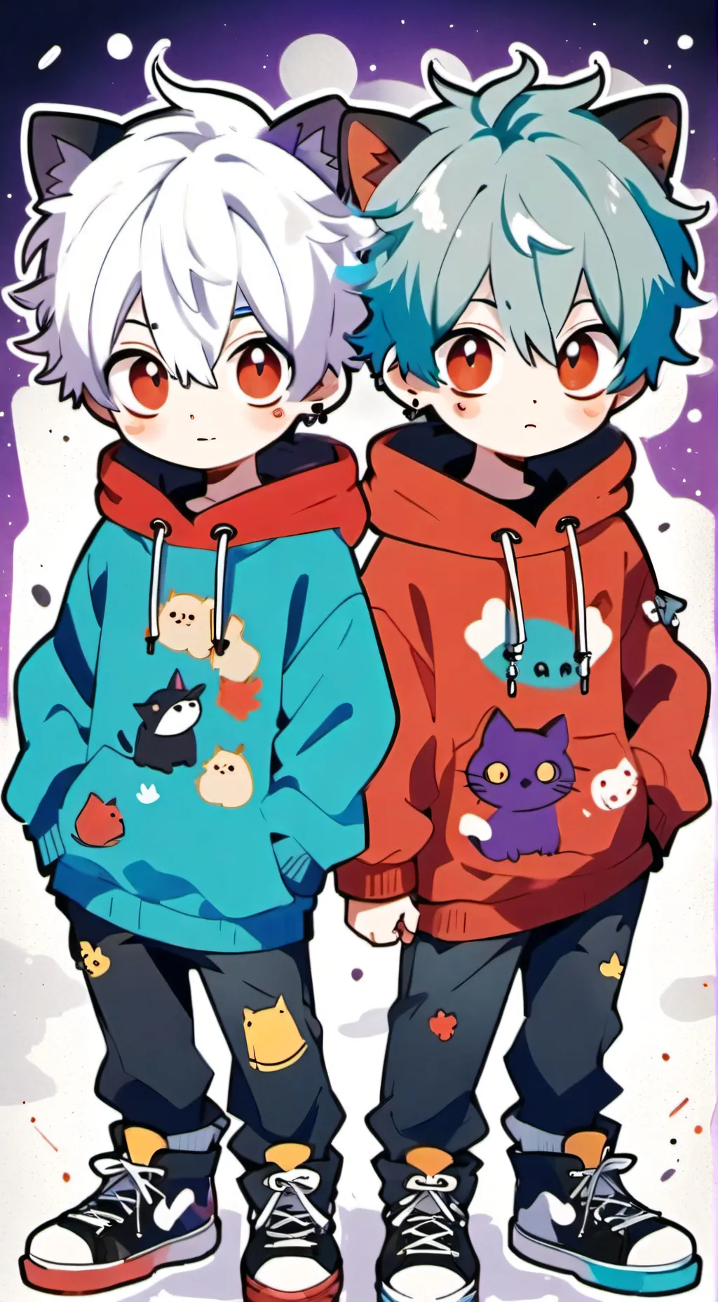 ai character: MHA LOV + ??? background