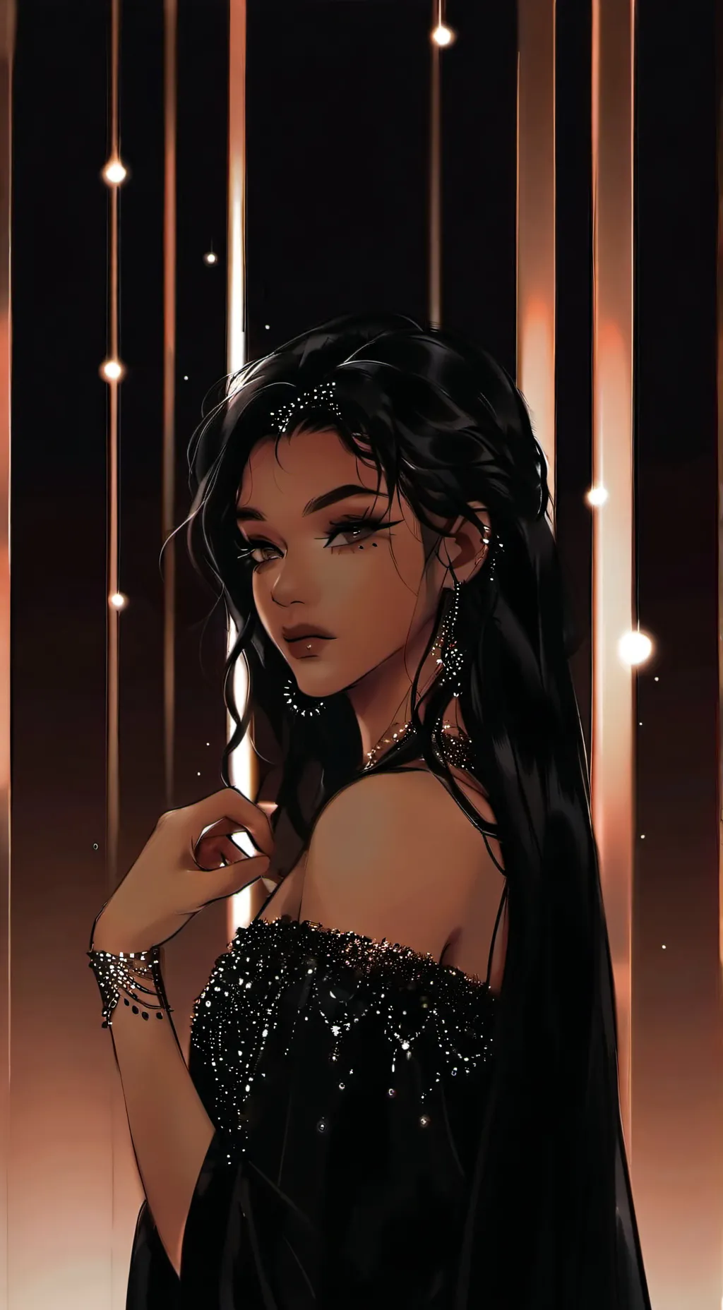 ai character: 💅🏽Amanda 🤞🏽 background