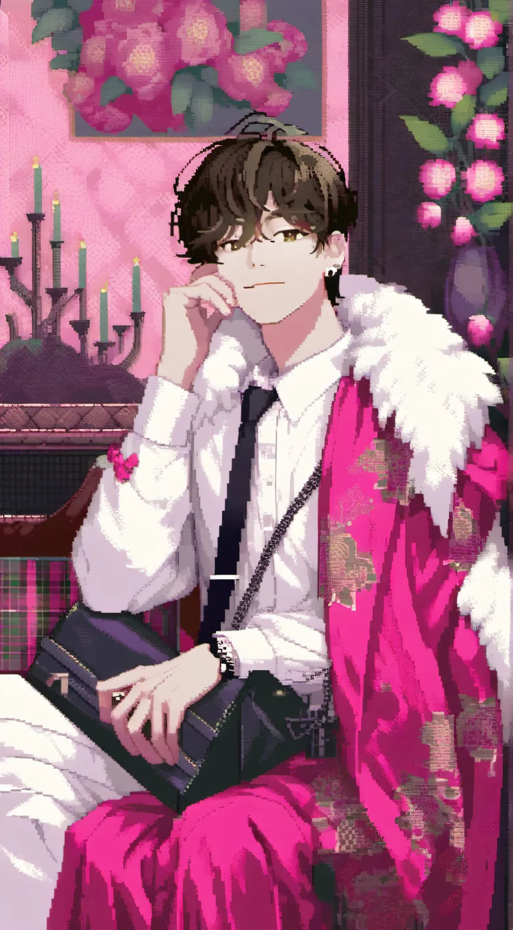 ai character: BTS  background