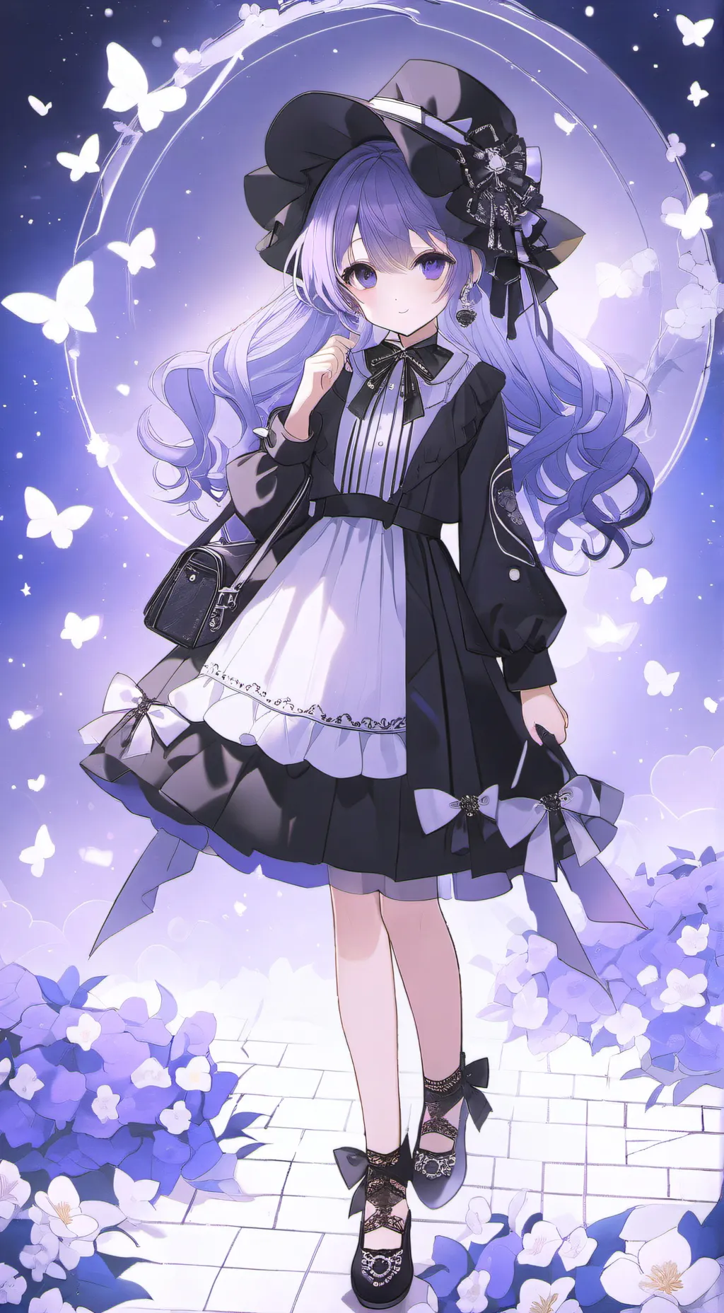 ai character: moonlight✦☆ background