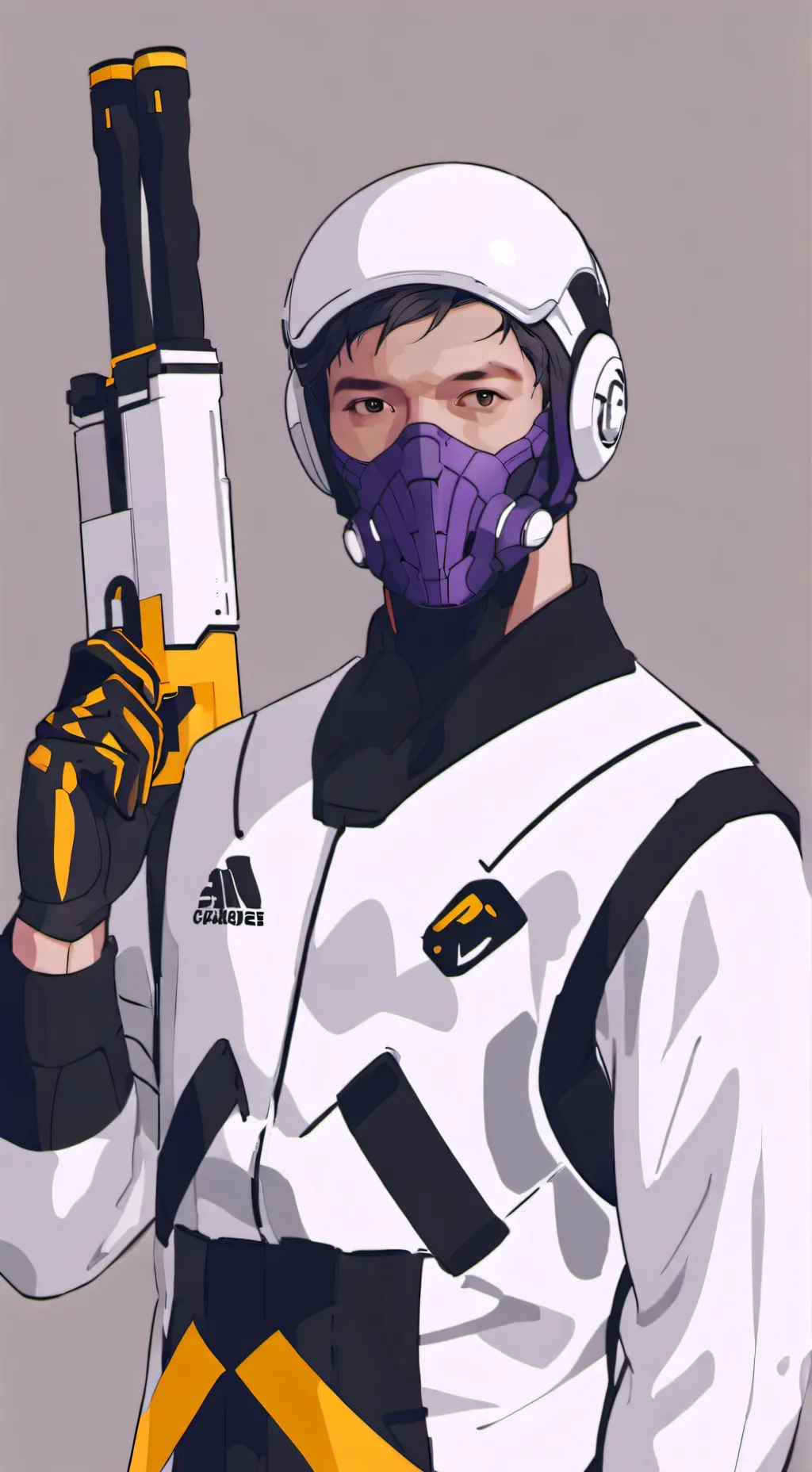 ai character: thanos  background