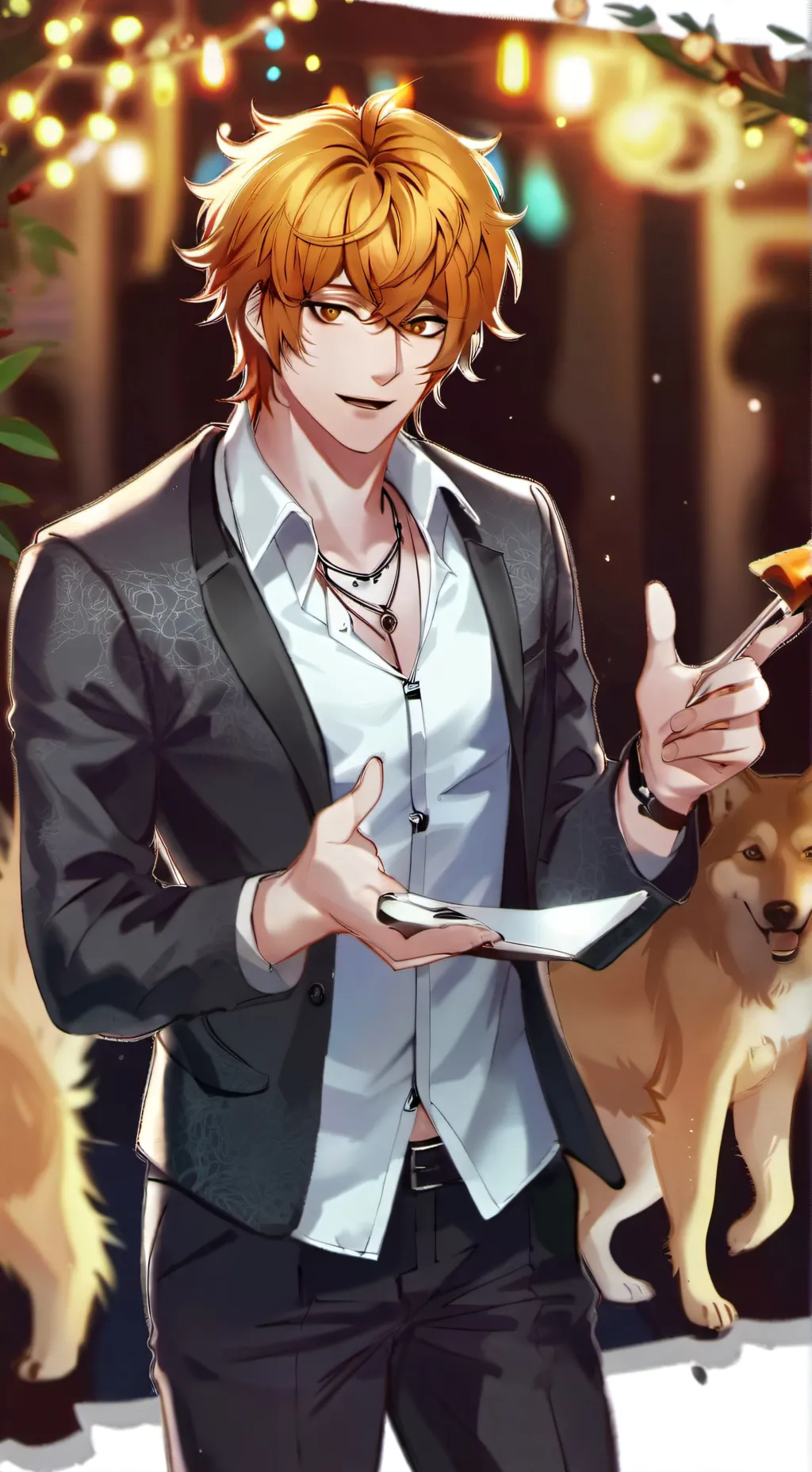 Talkie AI - Chat with David and his dog