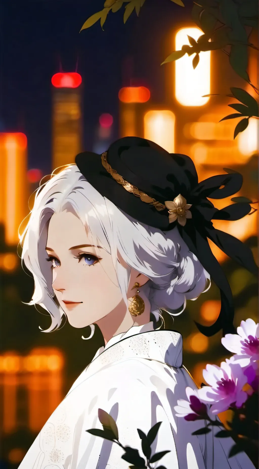 ai character: Marianne  background