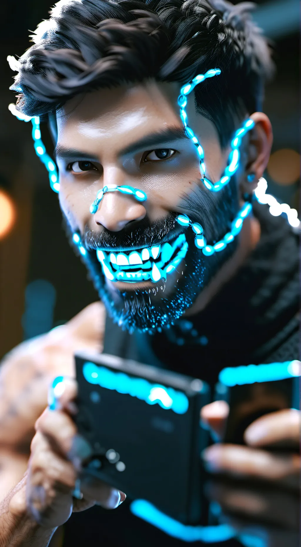 ai character: huggy.Baby background