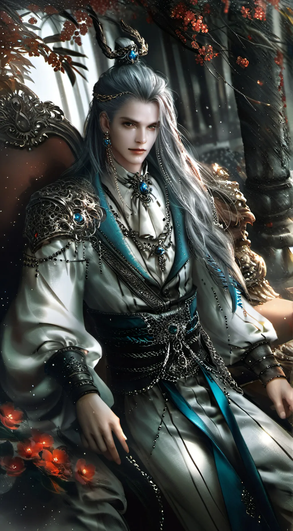 ai character: noha  background