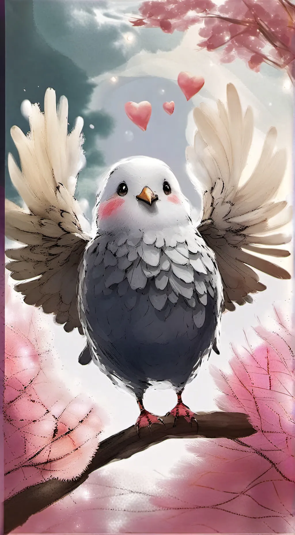 ai character: Lovey Dove  background