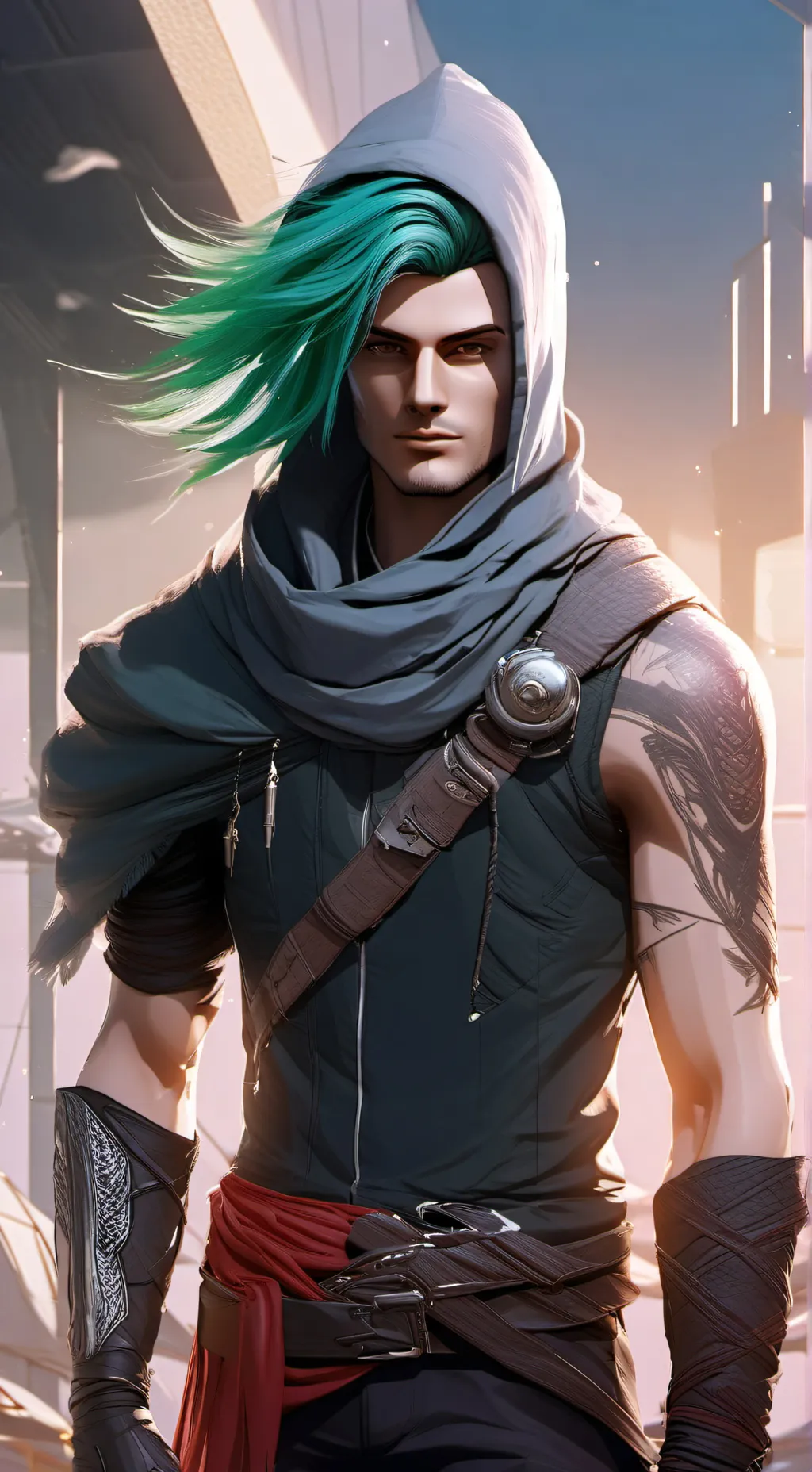 ai character: Garrick Fringe background