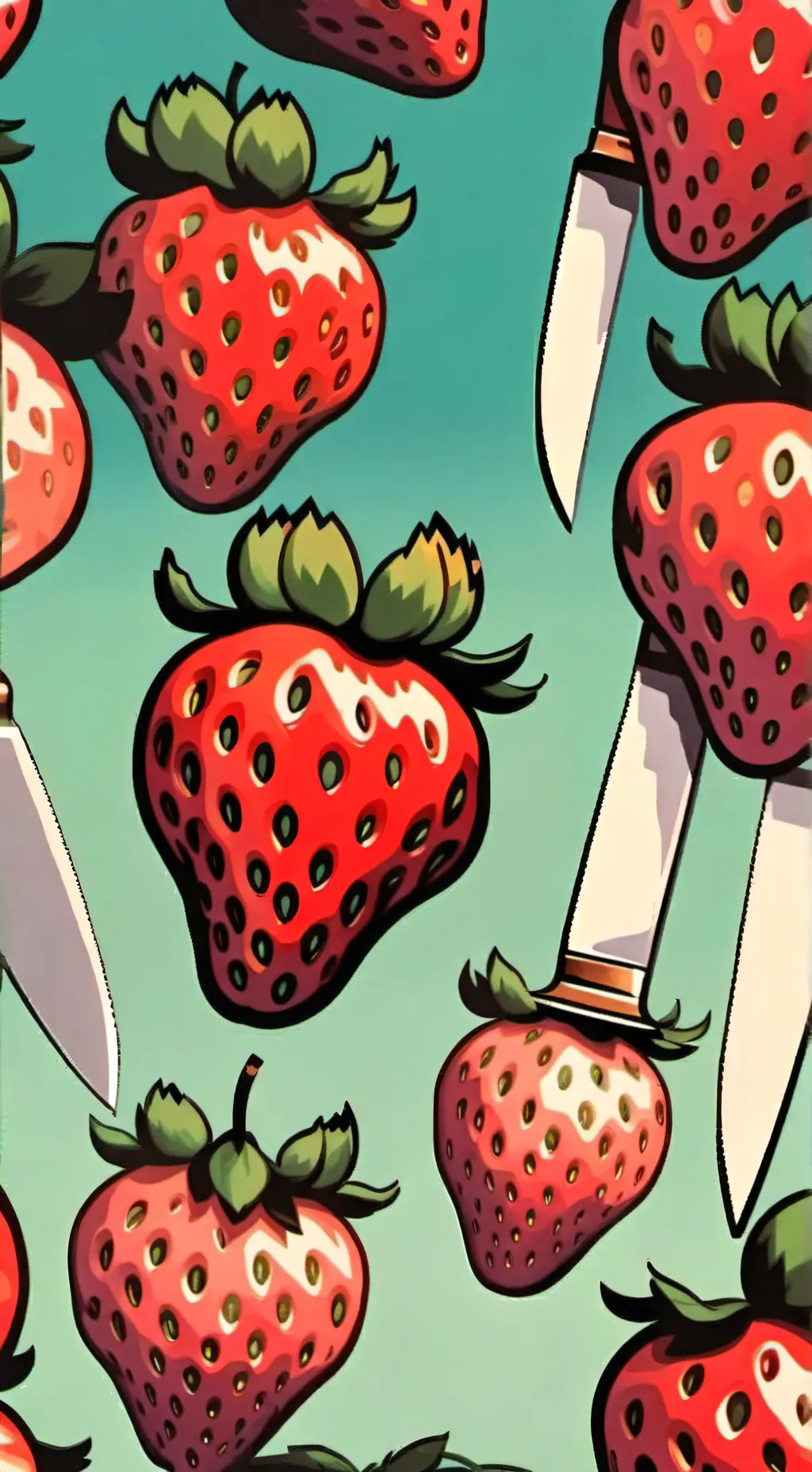 ai character: fruit cake angst background