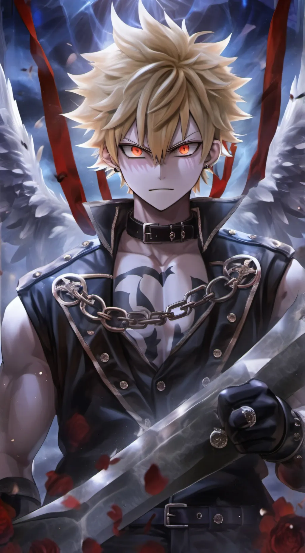 ai character: bakugo background