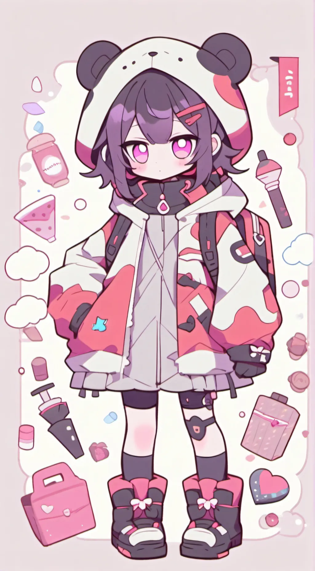 ai character: MHA new principal background