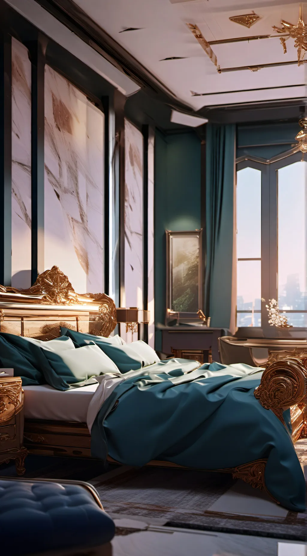 ai character: Titans sleep  background