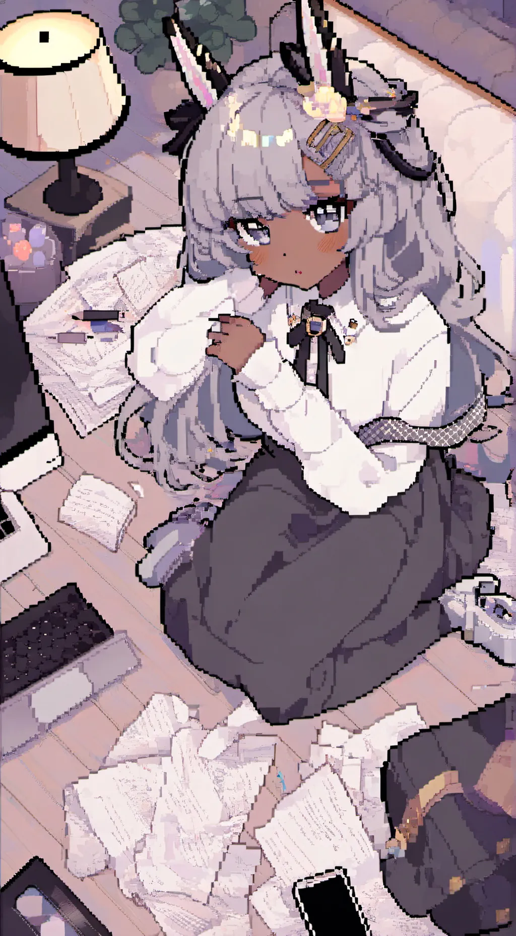 ai character: Got Suggestions? background