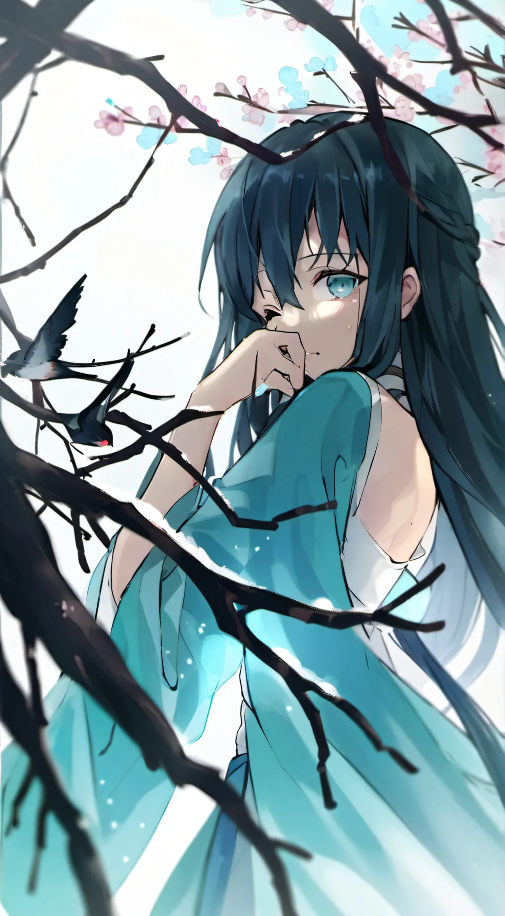 ai character: Girl muichiro background