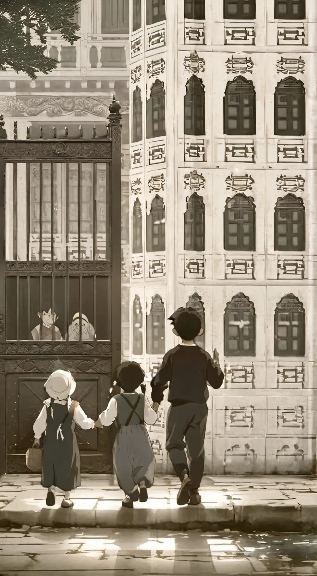 ai character: fpe orphanage au🐻🤎 background