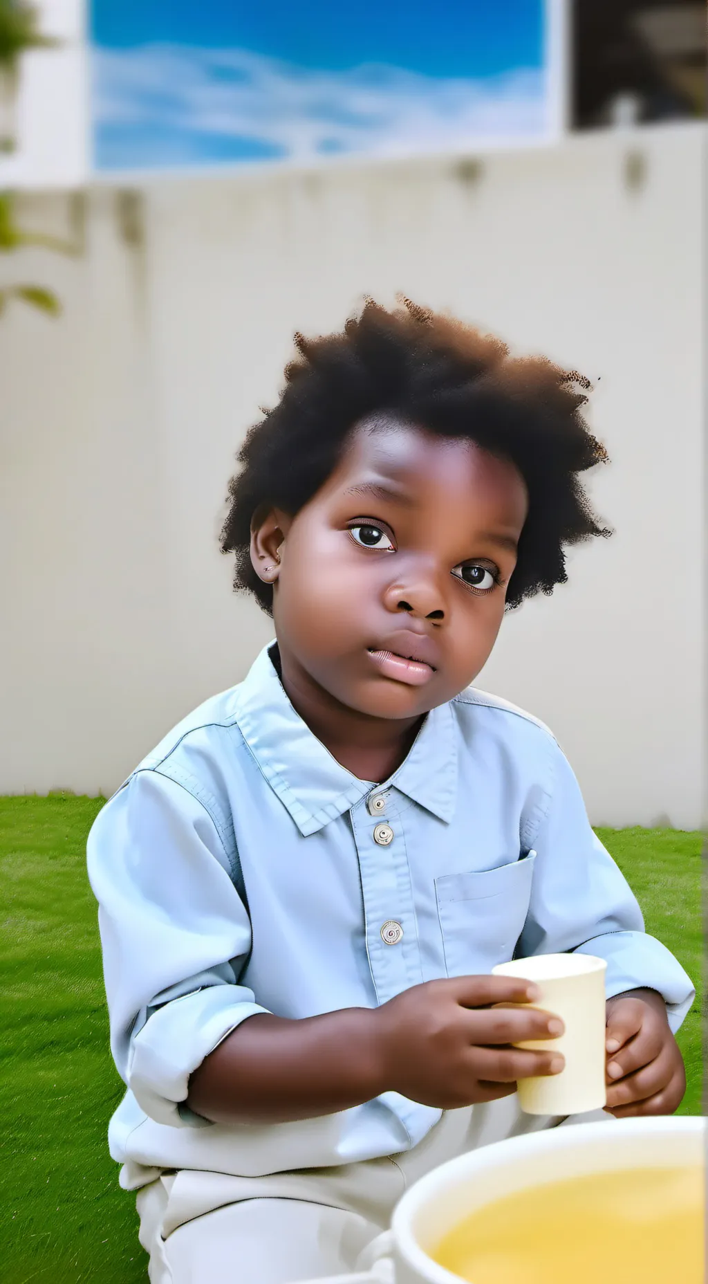 ai character: Nuria bebe  background