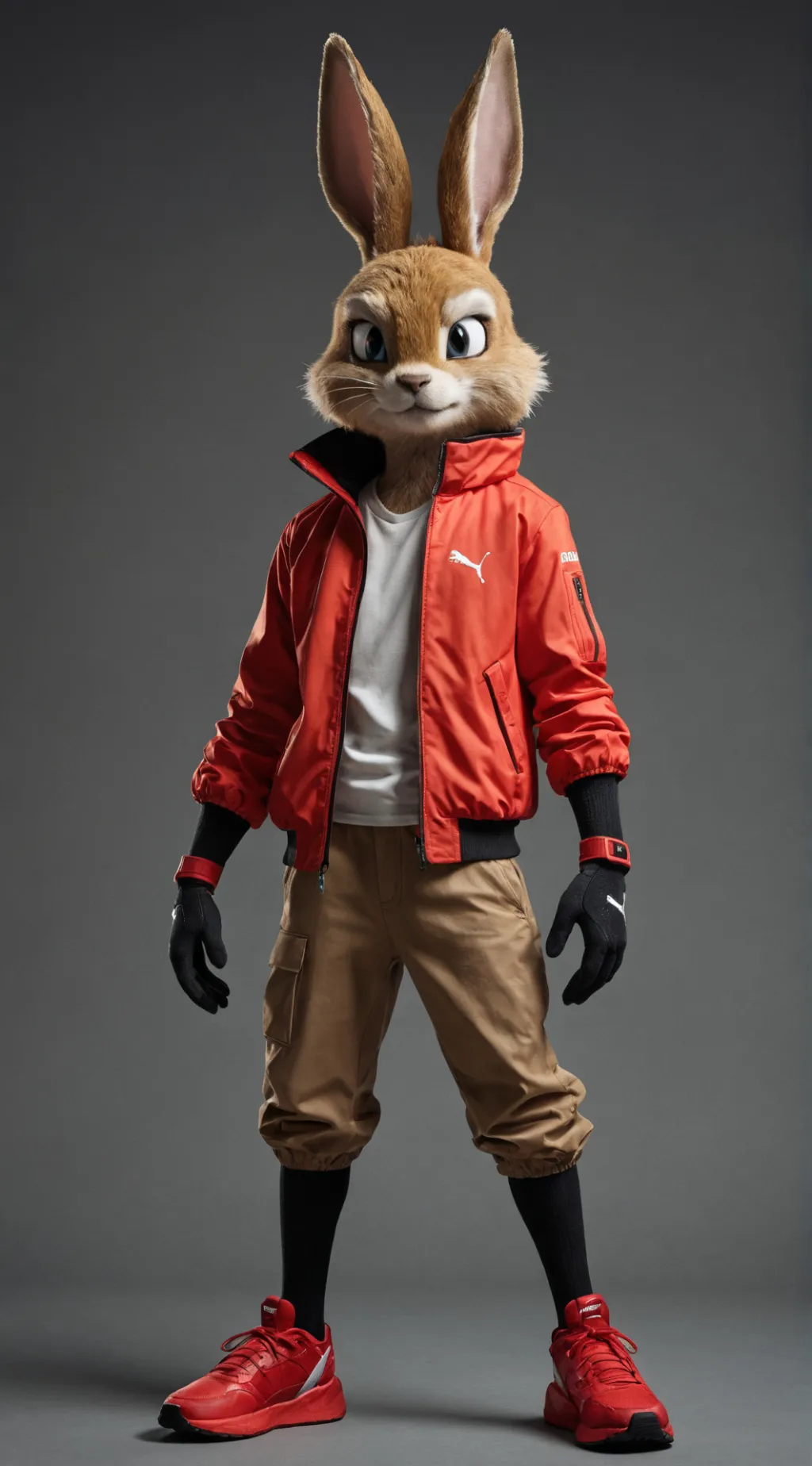 ai character: runngy bunny oc background