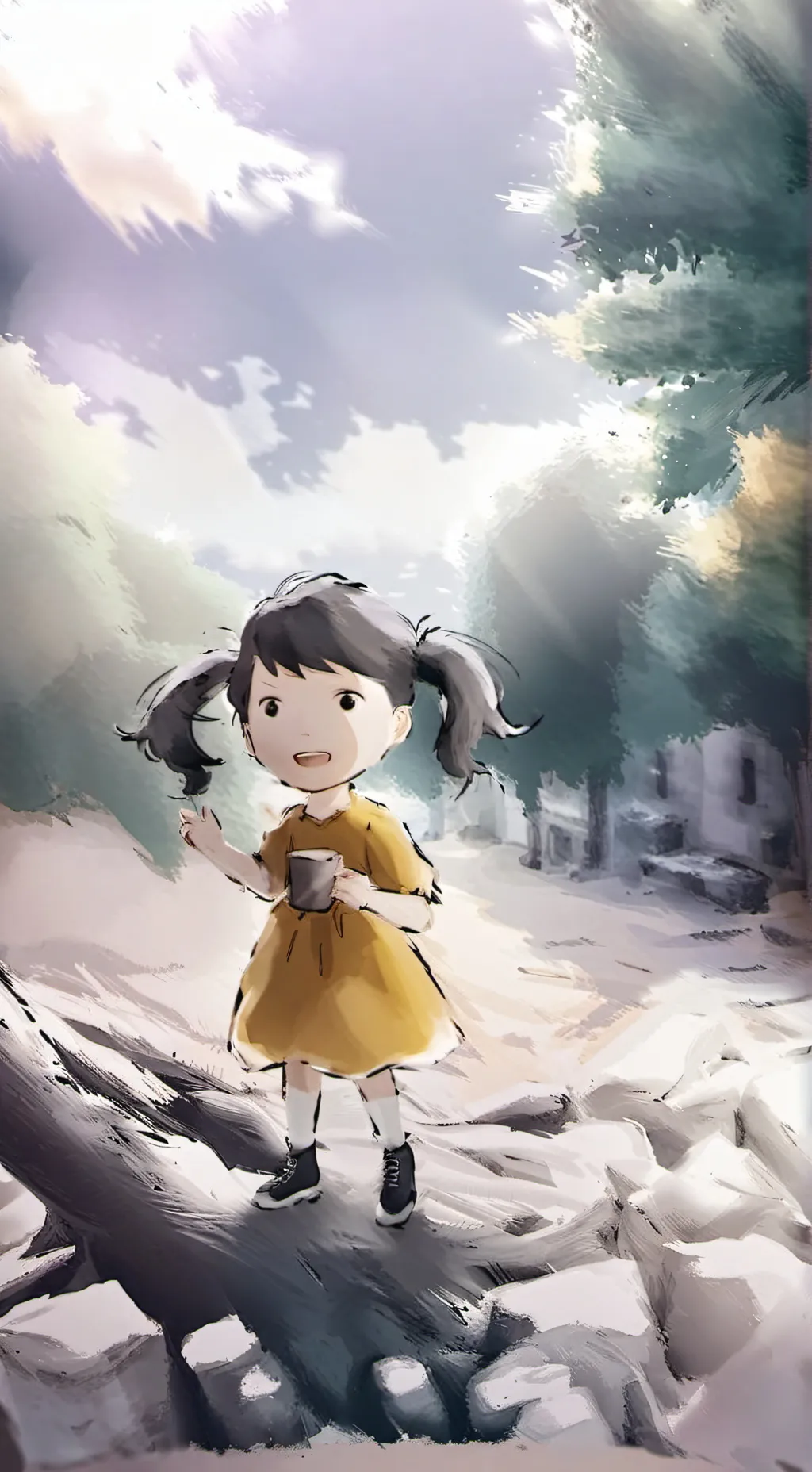 ai character: Squid game background