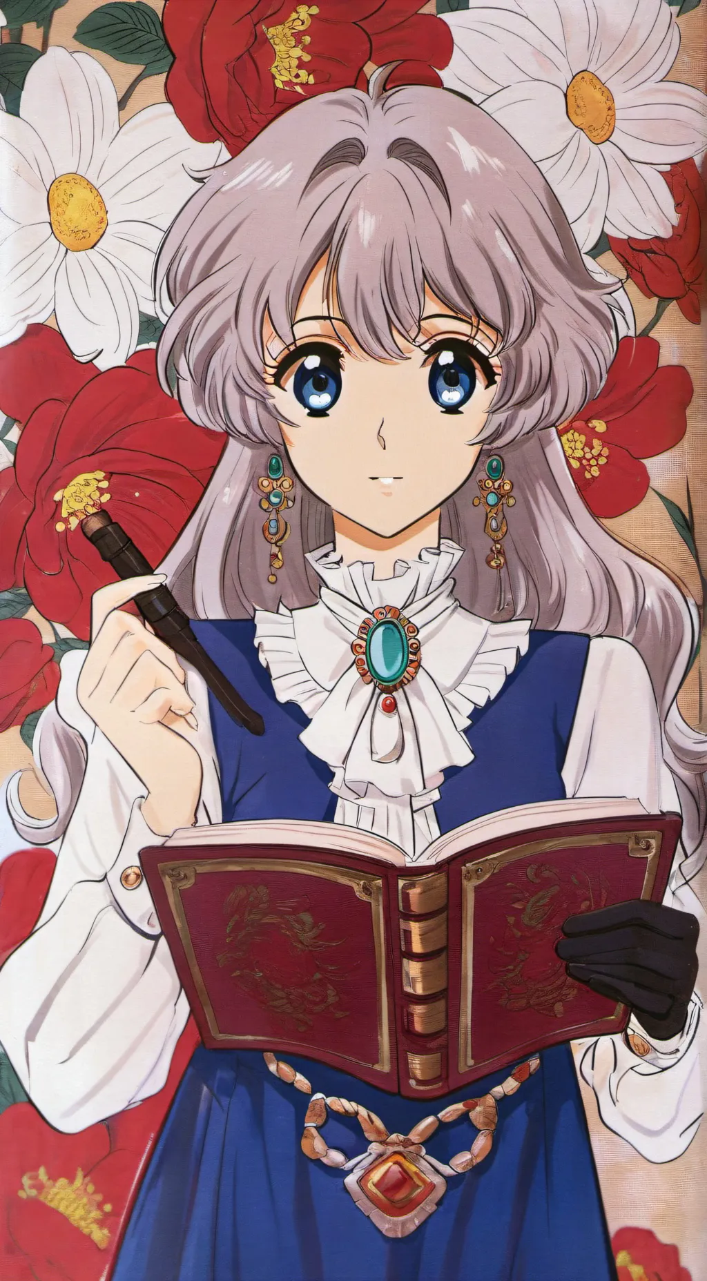 ai character: amor pilares background