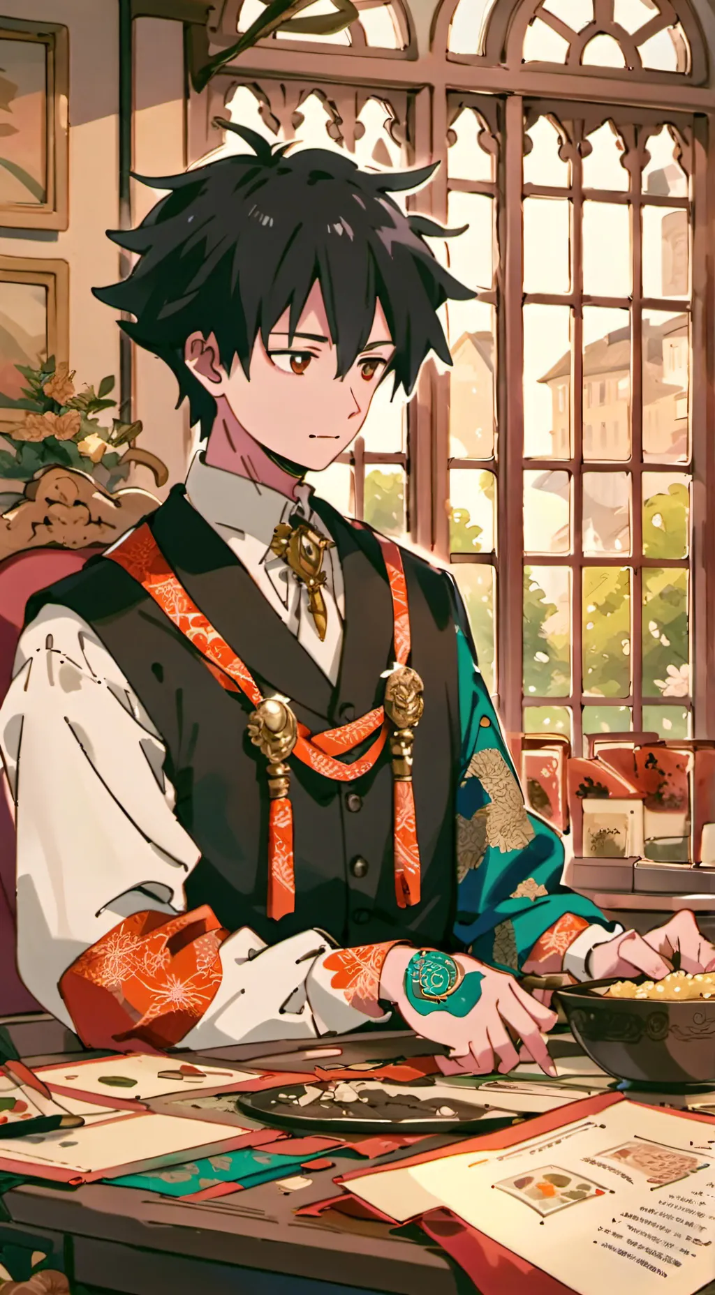 ai character: Jason  background