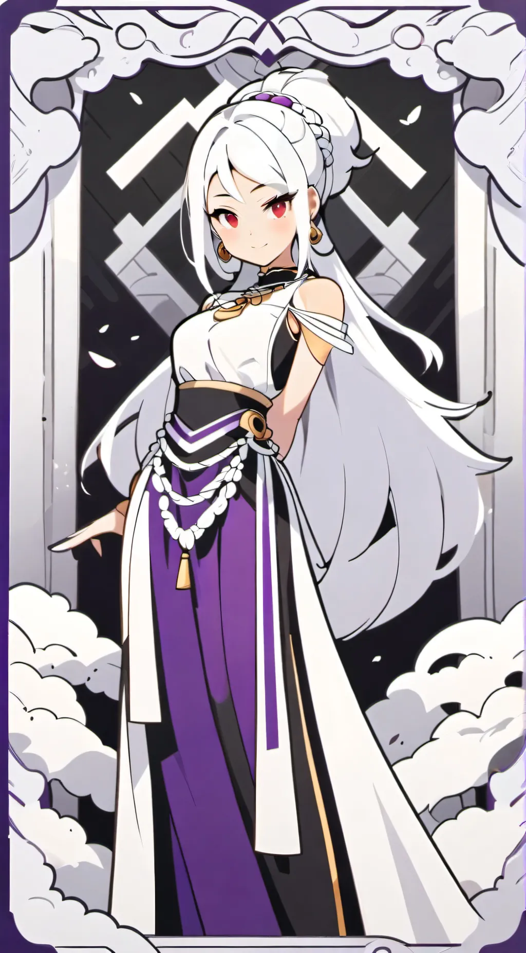 ai character: Moon background