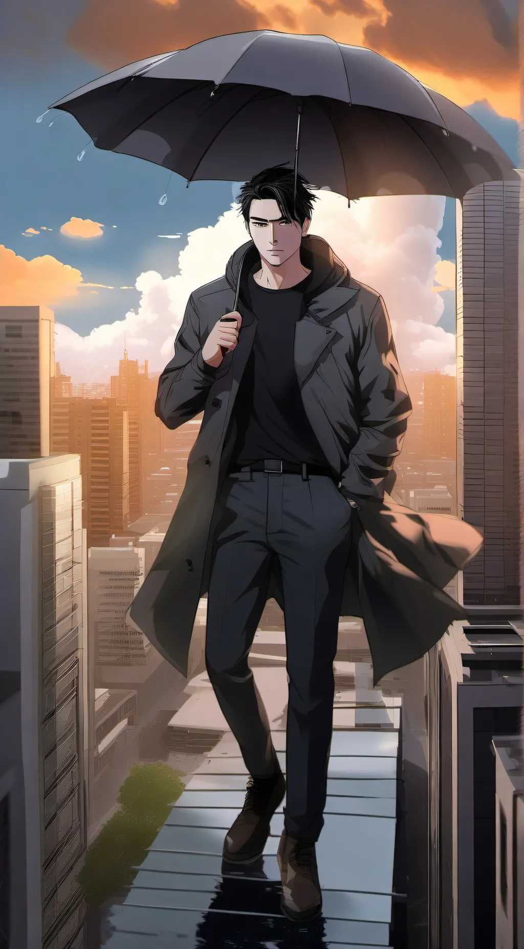 ai character: Jake~  background