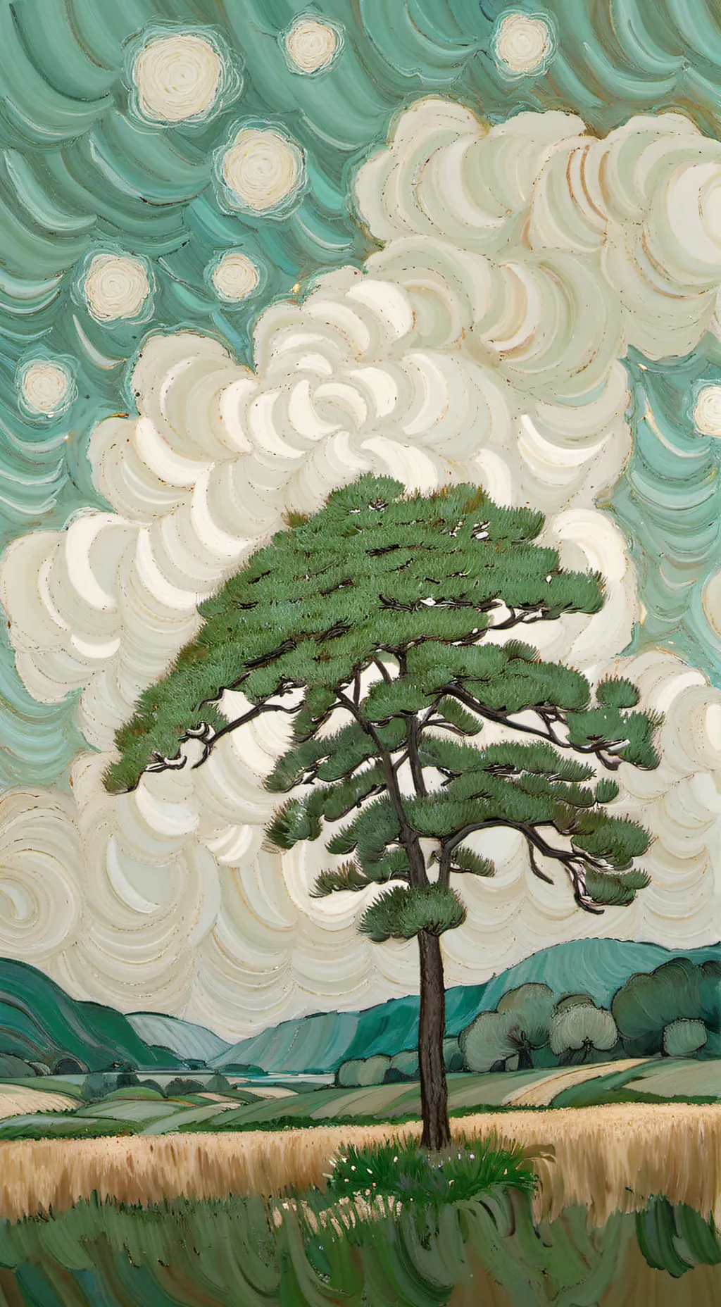 ai character: Andija  background