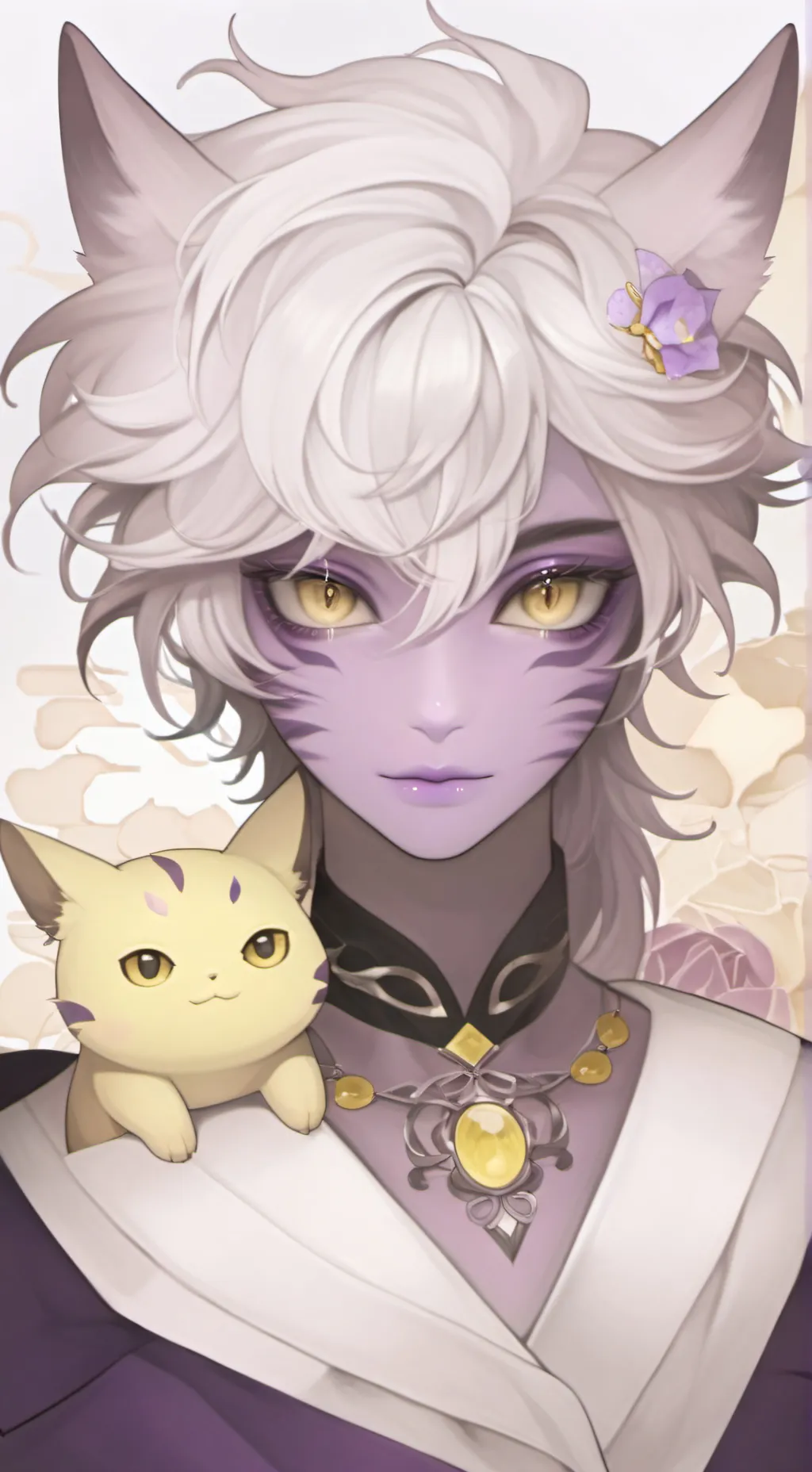 ai character: ryth x yn background