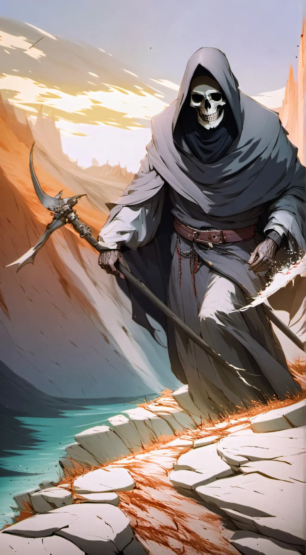 ai character: Grim Reaper background