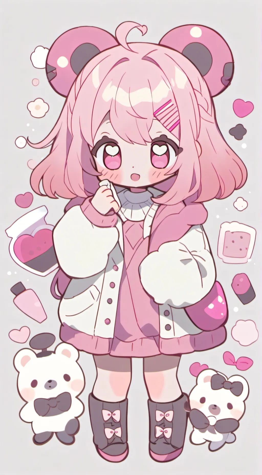 ai character: 😝Nina😈 background