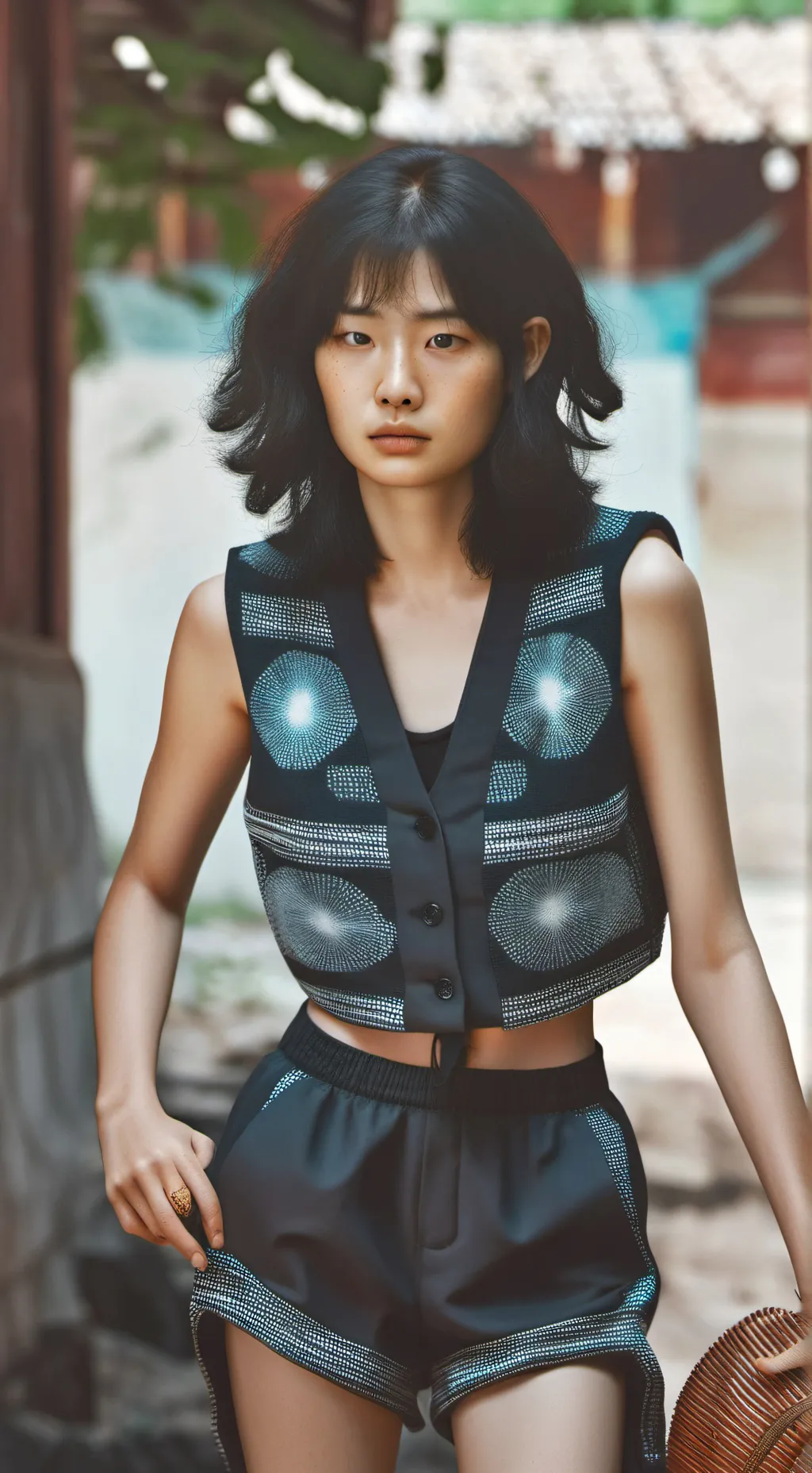 ai character: Kang Sae Byeok. background