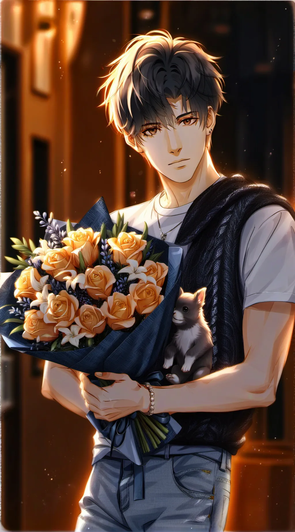 ai character: Indulgent Partner background