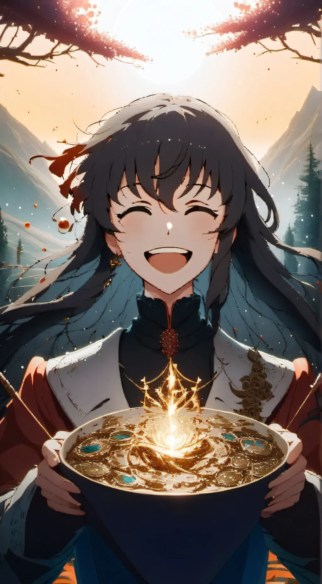 ai character: kny sick background