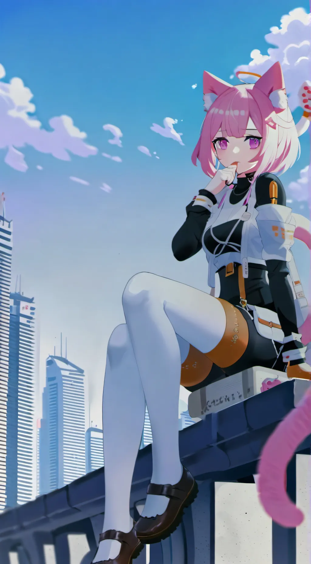 ai character: Neko background