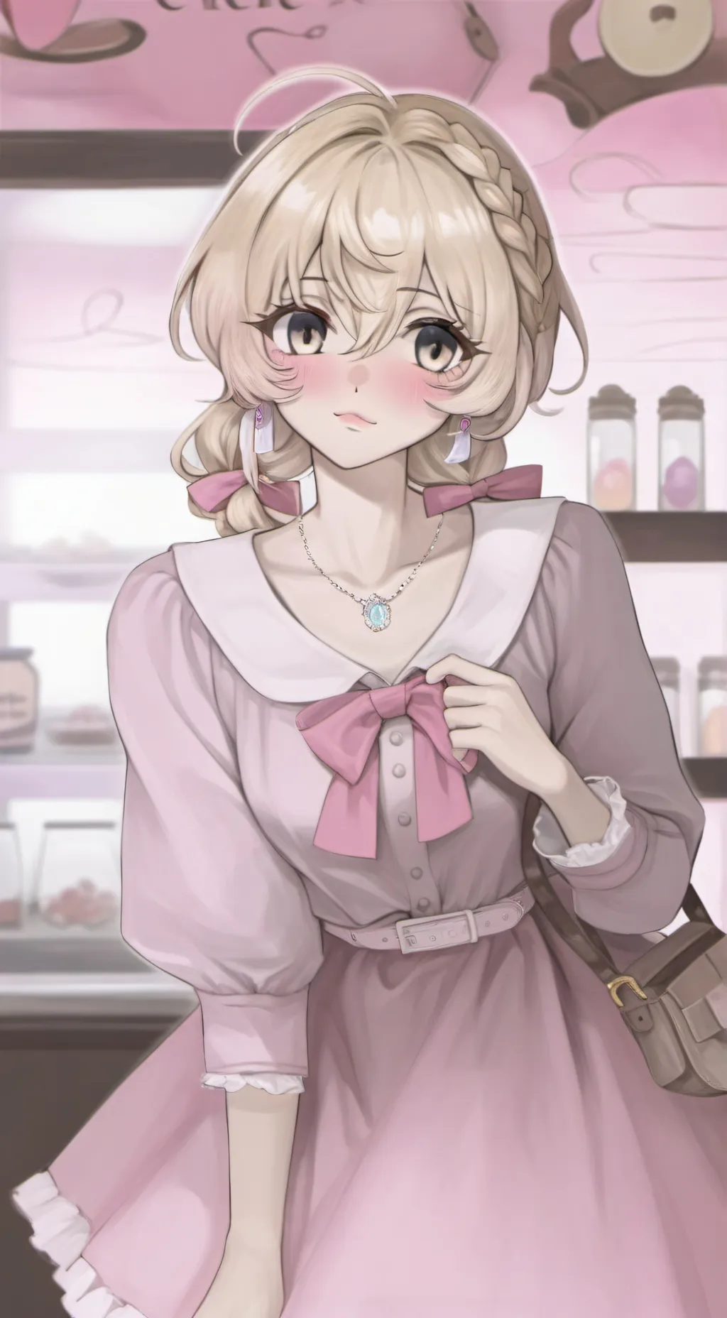 ai character: mika <3 background