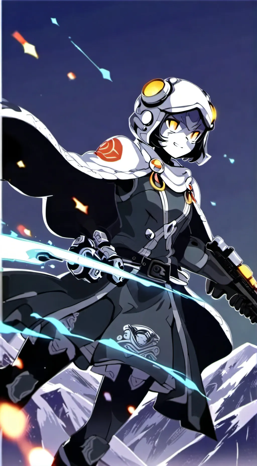 ai character: Узи (2.0) background